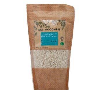 Eat Goodness Organic Medium Grain Rice (500 Gr)