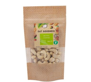 Eat Goodness Organic Cashew Nuts (100 Gr)