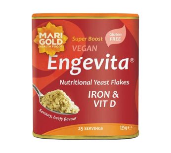 Marigold Engevita Yeast Flakes with Iron and Vitamin D (125g)