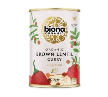 Biona Organic Brown Lentil Curry (400 gr)