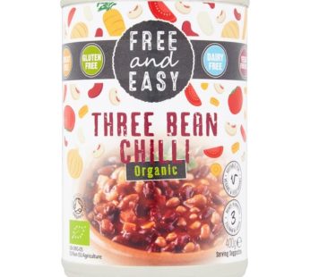Free & Easy Organic Three Bean Chilli (400 gr)