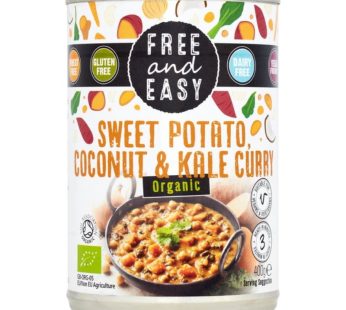 Free & Easy Organic Sweet Potato Coconut Kale Curry (400 gr)