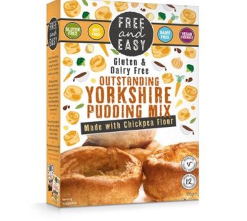Free & Easy Outstanding Yorkshire Pudding Mix Made With Chickpea Flour (155 gr)