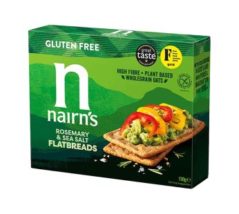 Nairn’s Gluten Free Rosemary & Sea Salt Flatbread (150g)