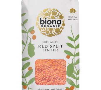 Biona Organic Red Split Lentils (500 Gr)
