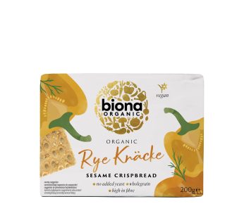 Biona Organic Rye Knaecke Sesame Crispbread (200 Gr)