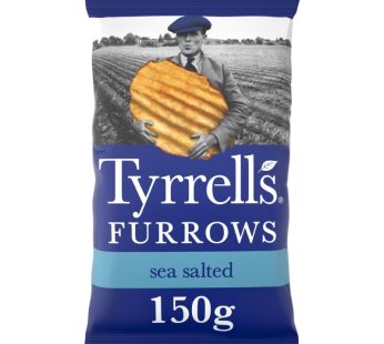 Tyrrells Furrows Sea Salted Potato Crisps (150 gr)