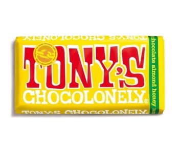Tony’s Chocolonely Fairtrade Almond Honey Nougat Chocolate (180g)