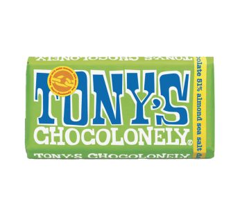 Tony’s Chocolonely Dark Almond Sea Salt (47g)