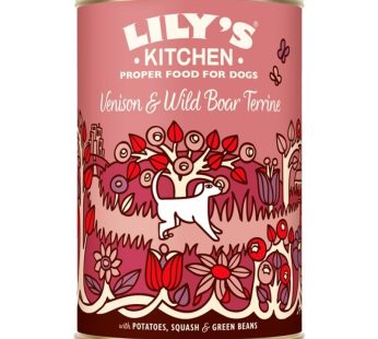 Lily’s Kitchen Dog Venison & Wild Boar Terrine (400 gr)