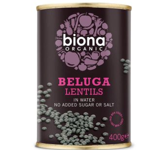 Biona Black Beluga Lentils (400 g)