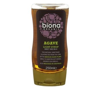 Biona Organic Agave Light Syrup Squeezy (250 g)