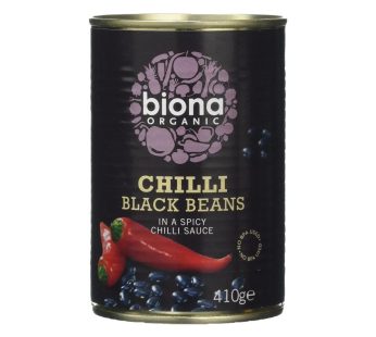 Biona Organic Chilli Black Beans (Can) (410 g)
