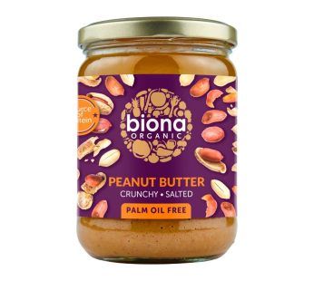 Biona Organic Crunchy Peanut Butter (500 g)