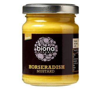 Biona Organic Horseradish Mustard Organic (125 g)