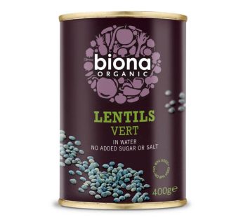 Biona Organic Lentils Vert (400 g)