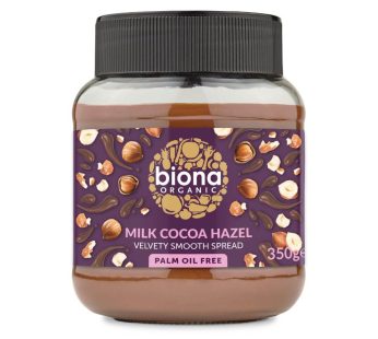 Biona Organic Milk Chocolate Hazelnut Spread (350 g)