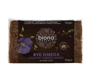 Biona Organic Omega Rye Bread With Linseed Gold (500 g)