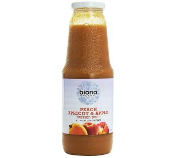 Biona Organic Peach Apricot & Apple Pressed Juice (1 litre)