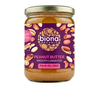 Biona Organic Peanut Butter Smooth (500 g)