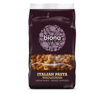 Biona Organic Whole Grain Macaroni Italian Pasta (500 g)
