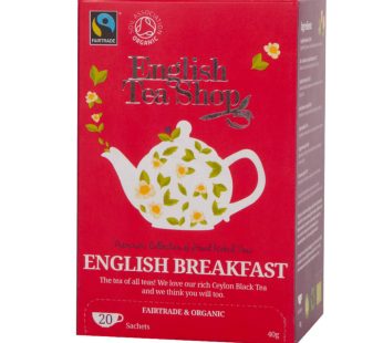 English Tea Shop Organic English Breakfast  Tea (20 bags)