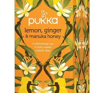 Pukka Organic Lemon & Ginger Manuka Tea (38 gr. 20 Bags)