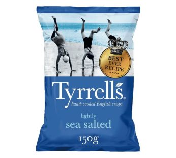 Tyrrells Lightly Sea Salted Potato Chips (150 g)
