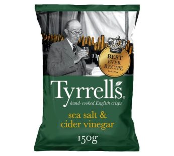 Tyrrells Potato Chips Cider Vinegar & Sea Salt (150 g)