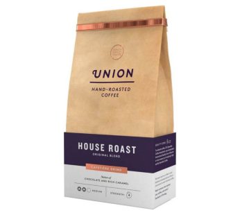 Union Hand Roasted Organic Coffee House Blend Cafetiere Grind (200 g)