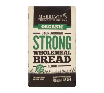 WH Marriage’s Organic Stoneground Strong Wholemeal Bread Flour (1 kg)
