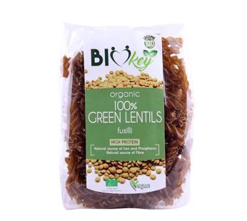 Biokey 100% Green Lentils Fusilli (250 g)