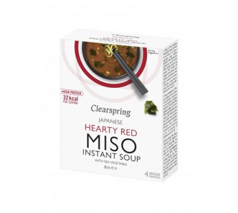 Clearspring Red Instant Miso Red  Soup (4×10 g)