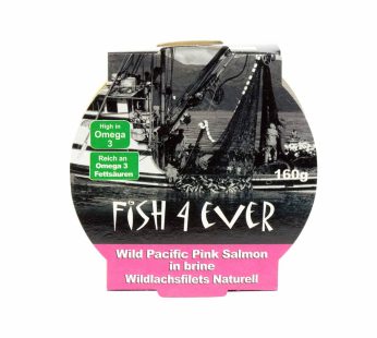 Fish 4 Ever Wild Pacific Pink Salmon in Brine (160 g)