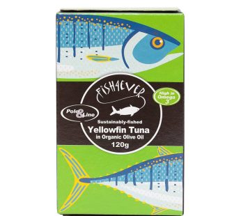 Fish 4 Ever Yellowfin Tuna In Organic Olive Oil (120 g)