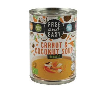 Free And Easy Organic Carrot & Coconut Soup (400 g)