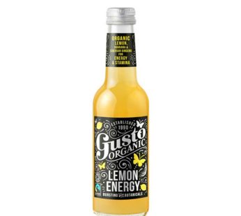 Gusto Organic Fairtrade Lemon Energy (250 ml)