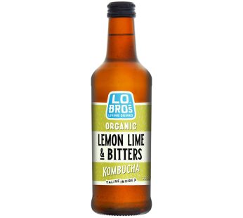 Lo Bros Organic Kombucha Lemon Lime & Bitters (330 ml)