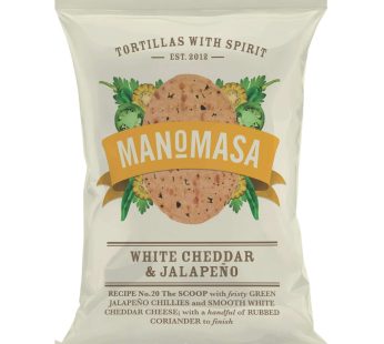 Manomasa White Cheddar and Jalapeno (160 g)