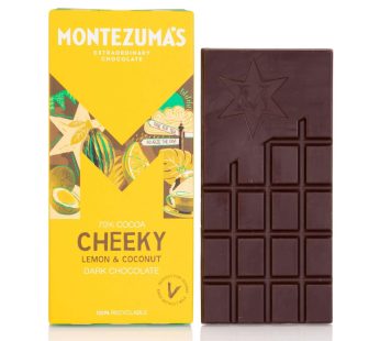 Montezuma’s 70% Cocoa Cheeky Lemon & Coconut Dark Chocolate (90 g)