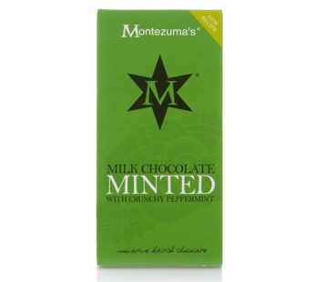 Montezuma’s Minted (Milk Chocolate with Crunchy Peppermint) (100 g)