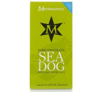 Montezuma’s Sea Dog (Dark Chocolate with Lime & Sea Salt) (100 g)