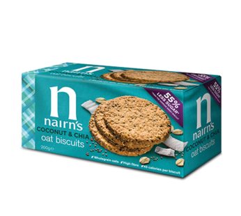 Nairn’s Coconut & Chia Oat Biscuit (200 g)