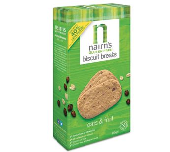 Nairn’s Glutenfree Oats & Fruits Biscuit Breaks (160 g)