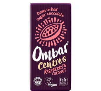 Ombar Organic Centres Raspberry & Coconut Bar (35 g)