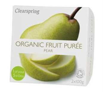learspring Organic Fruit Puree Pear (2x100g)