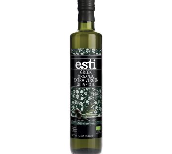 Esti Greek Organic Extra Virgin Olive Oil 500ml Glass Bottle