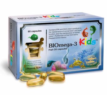 BIOmega-3 Kids Fish Oil 1000mg 80 Capsules