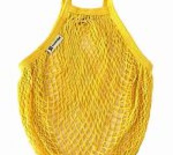 Organic Short Handled String Bag Yellow